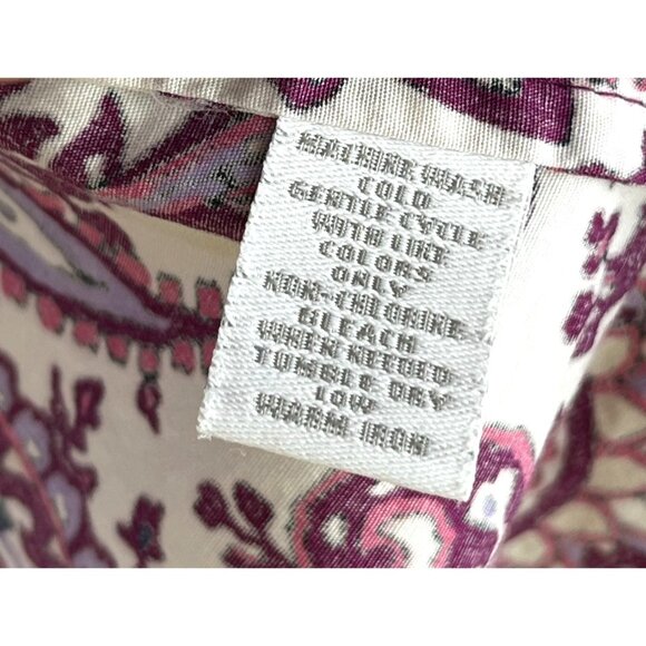 Charter Club Paisley Button Down Blouse, Women's Size 16W - Picture 11 of 11